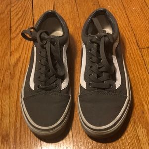 Vans Old Skool Grey/White Size 7